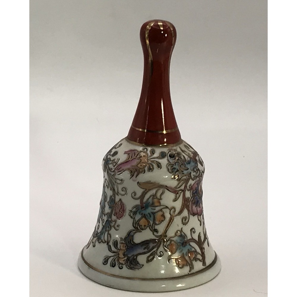 Vintage Fitz & Floyd Decorative Ceramic Bell 5" Tall - Picture 1 of 8